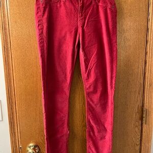 Hudson Nico Midrise Super Skinny Corduroy Jeans
